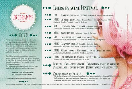/// P r i n t /// Réalisation de l'affiche et du programme du Festival Emerg'en Scène