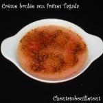 crème brulée fraises tagada