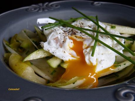 Salade endvies & oeuf mollet