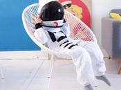 cosmonaute herbe tête dans étoiles pour déguisement)