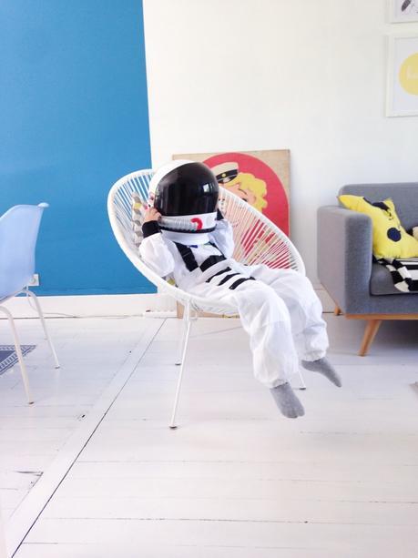 Mon cosmonaute en herbe a eu la tête dans les étoiles pour ses 6 ans (#1 le déguisement) anniversaire thème espace cosmonaute astronaute