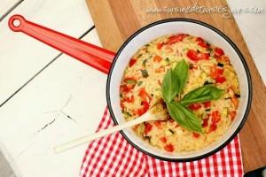 Pastasotto de risetti aux légumes sautés - Cuisine de tous les jours