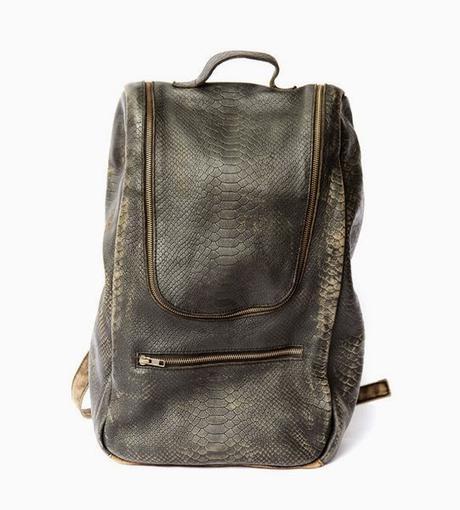 Sac Backpack Mere, python lavé, sac à dos