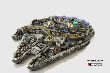 Un Faucon Millénium de plus de 10 000 pièces de LEGO créé par des passionnés