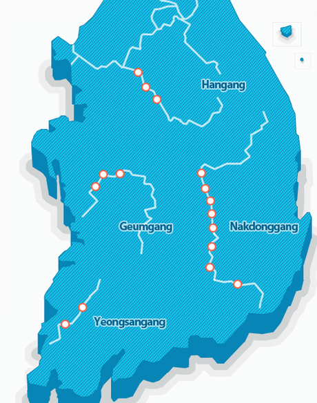Les lieux pour faire du vélo en Corée.