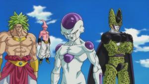 Broly, Boo, Freezer, Cell
