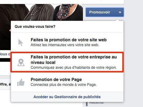 Facebook : un bouton Appeler maintenant est offert sur les publicités de page locale