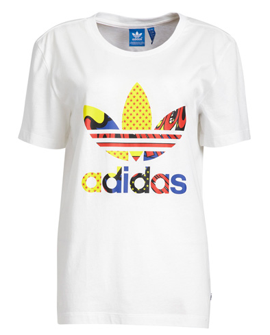 ADIDAS X RITA ORA T-SHIRT SUPER LOGO / BLANC