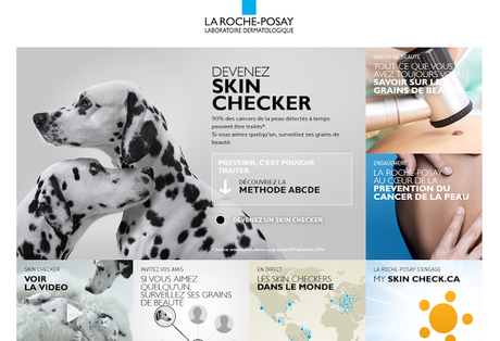 Devenez un Skin Checker... Une campagne de sensibilisation au Cancer de la peau signé Laroche-Posay.