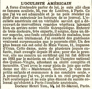Le Temps 31 mars 1900