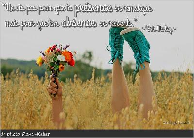 Ne vis pas pour que ta présence se remarque