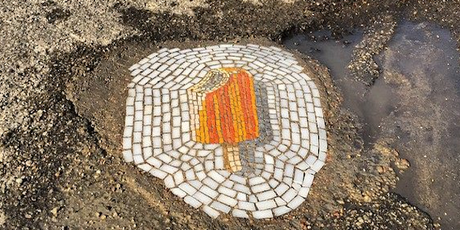 ART: Combler des nids de poules avec des mosaïques