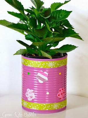 Mes pots de fleurs colorés : DIY