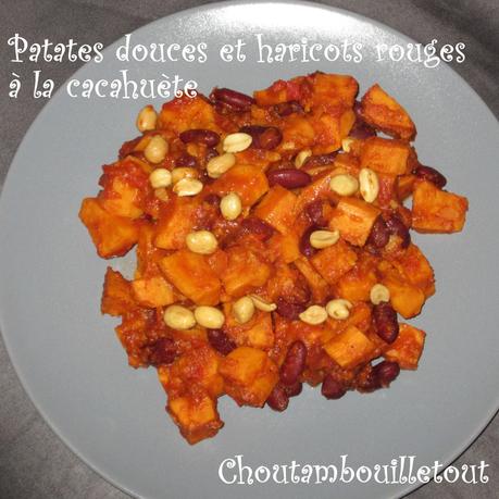 patates douces haricots rouges cacahuète