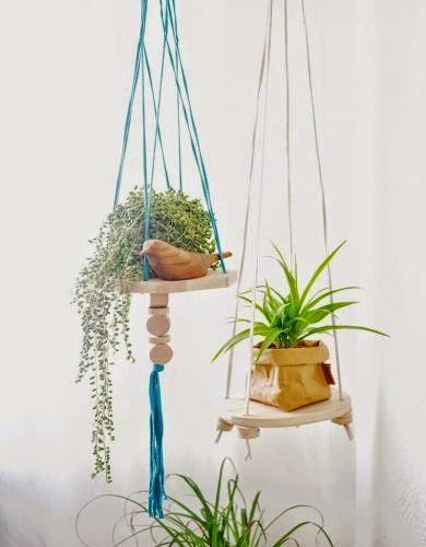 For my home / Idées déco 15 / Accrocher ses plantes /