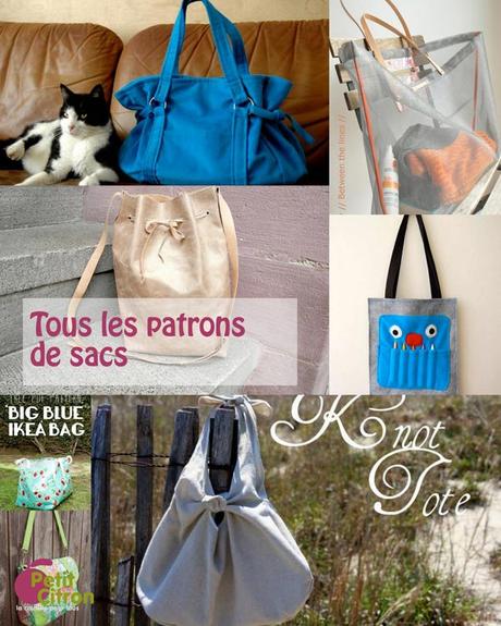 La liste de tous les patrons & DIY de sacs