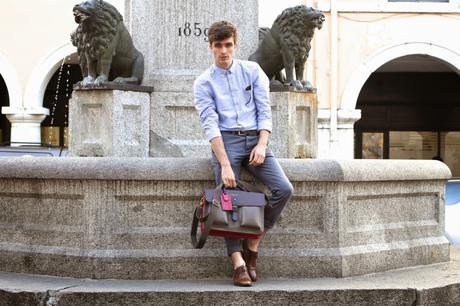 BLOG-MODE-HOMME_PREPPY-Dandy-Paris-Annecy_Brice-chemise-motifs_Serengeti-lunettes-soleil-satchel-cartable_Ted-Baker3