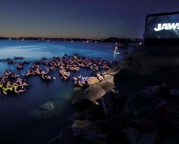 Ils vont regarder « Les Dents de la mer » sur des bouées au milieu de l’eau