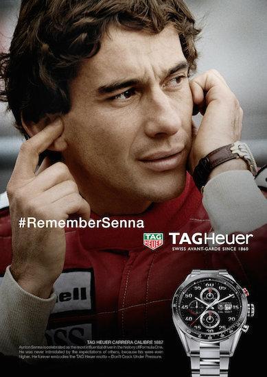 Tag Heuer fait revivre la légende Senna à travers une nouvelle collection