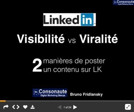 Comment publier sur LinkedIn : viralité versus visibilité
