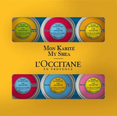 personnalisez votre boite de beurre de karité l'Occitane