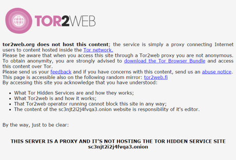 Accédez aux sites Tor sans Tor avec Tor2Web
