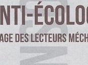 &quot;Petit traité d'anti-écologie l'usage lecteurs méchants&amp;quot;