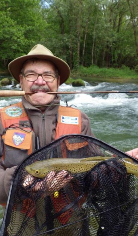Pêche à la mouche dans les rivières de Champagne