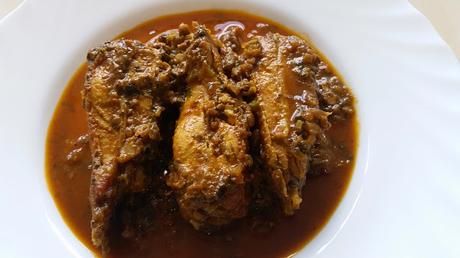 Bhujane – curry de plie – plaice curry
