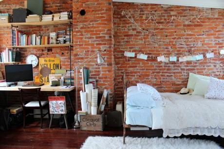 Handsome-Vintage-Signs-home-interior-design-Eclectic-Bedroom-Philadelphia