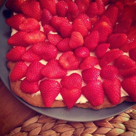 Mercredis gourmands : et hop, une tarte aux fraises ! #mercredisgourmands