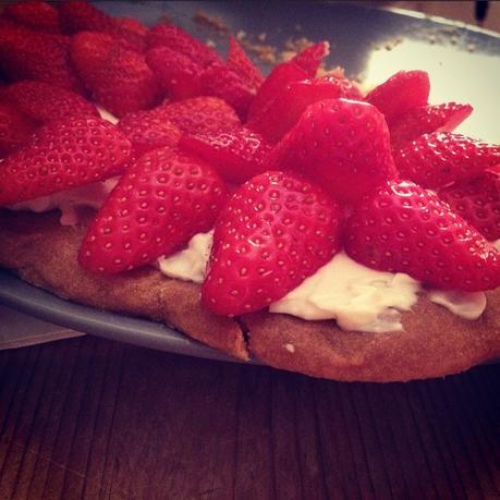 Mercredis gourmands : et hop, une tarte aux fraises ! #mercredisgourmands