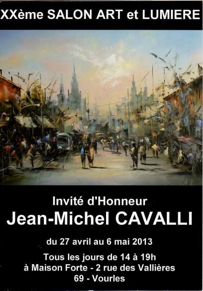 Salon ART & LUMIERE, Rencontre avec jean-Michel CAVALLI