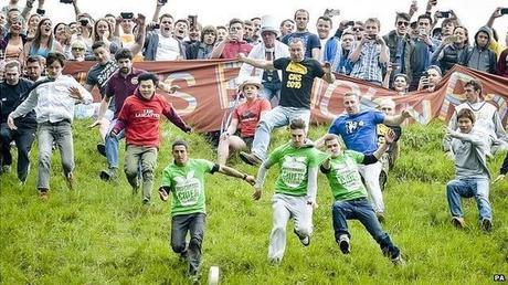 Cheese rolling competition