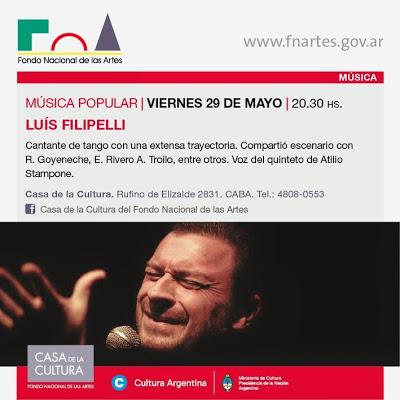 Luis Filipelli au Fondo Nacional de las Artes [à l'affiche]