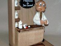 Décor avec pharmacien personnalisé en porcelaine froide