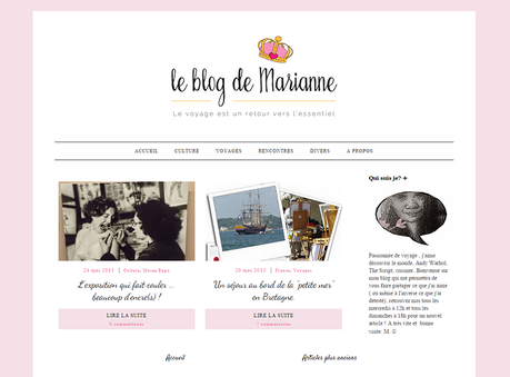 Design : Le blog de Marianne