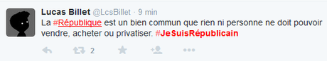 bravo à tous les twittos de la 1ère manif en ligne du #M6R  : moi aussi #JeSuisRepublicain !