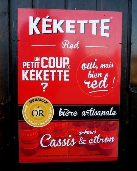 Kékette Red, la boisson préférée des Bonnets Rouges ? - Publicité sur le port de Saint Malo - avril 2015