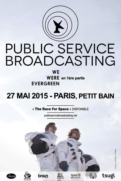 Public Service Broadcasting (+ We Were Evergreen) - Paris, le Petit Bain - 27 mai 2015