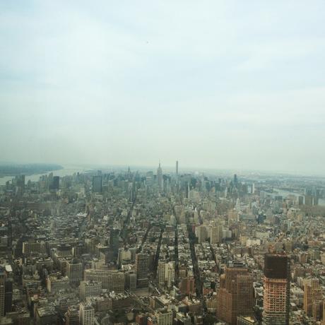 Manhattan depuis l'observatoire du One World Trade Center