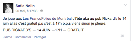 10 raisons de ne pas manquer les Francofolies 2015