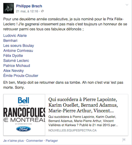 10 raisons de ne pas manquer les Francofolies 2015