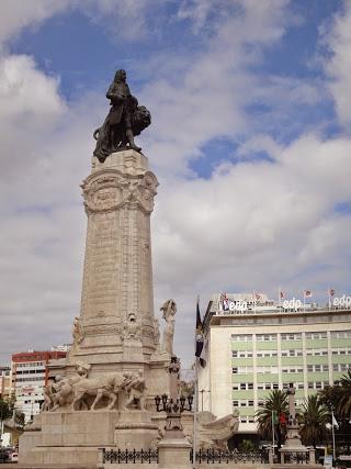 Praça Marquês de Pombal à Lisbonne