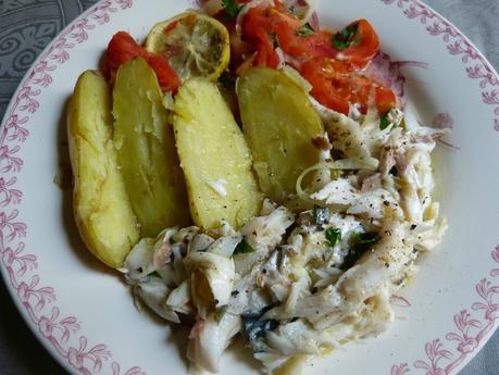 effeuillé de bar au laurier