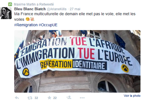 un #identaire est mort. Ni oubli ni pardon. #antifa un #identaire est mort. Ni oubli ni pardon. #antifa
