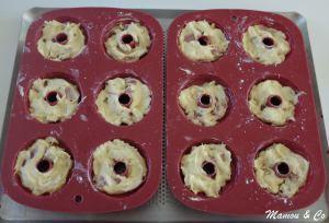 Mini kouglofs au jambon fumé et aux noisettes
