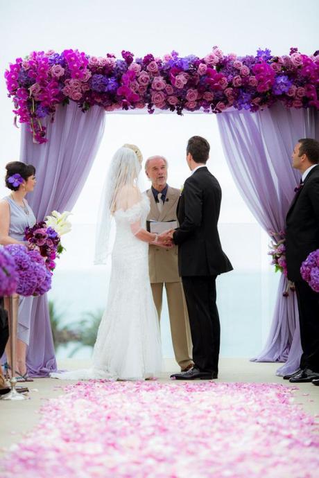 Mariage violet gris argent - Couleur mariage