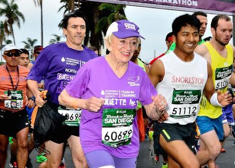 A 92 ans, elle termine un marathon