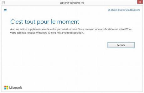Windows 10 sera disponible le 29 juillet